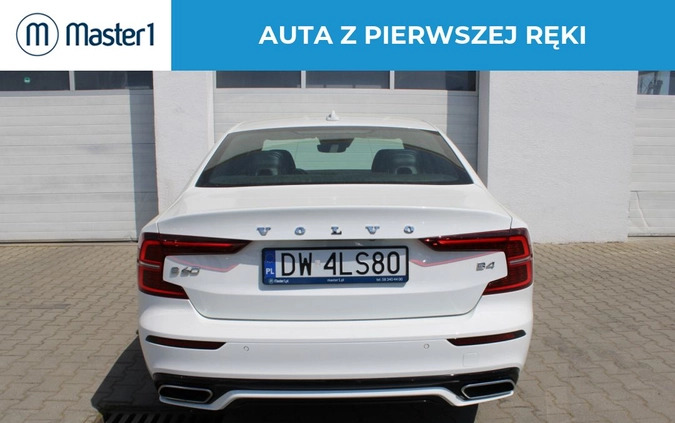 Volvo S60 cena 129850 przebieg: 167221, rok produkcji 2020 z Miłosław małe 191